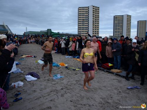Anbaden am Südstrand Fehmarn 2014