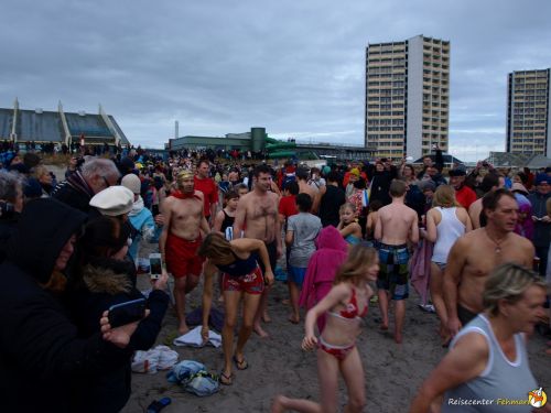 Anbaden am Südstrand Fehmarn 2014