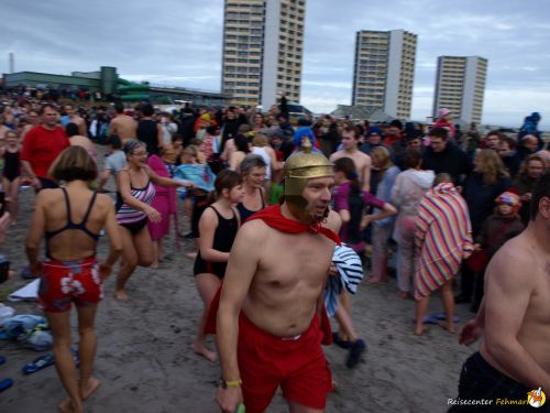 Anbaden am Südstrand Fehmarn 2014