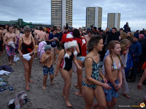 Anbaden am Südstrand Fehmarn 2014