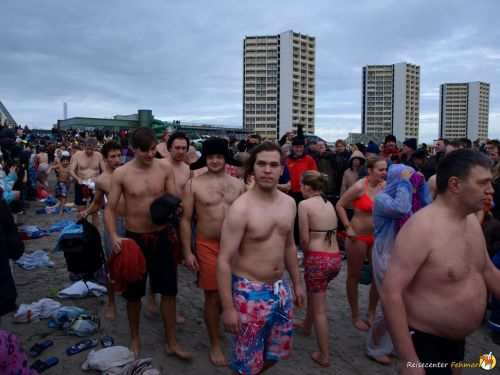 Anbaden am Südstrand Fehmarn 2014