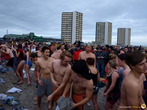 Anbaden am Südstrand Fehmarn 2014