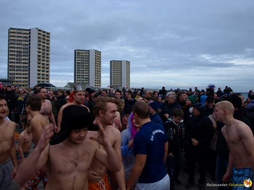 Anbaden am Südstrand Fehmarn 2014