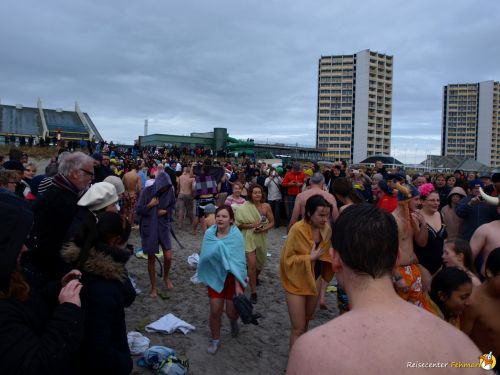 Anbaden am Südstrand Fehmarn 2014