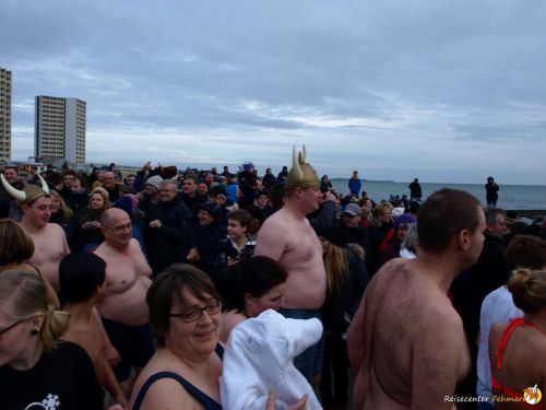 Anbaden am Südstrand Fehmarn 2014