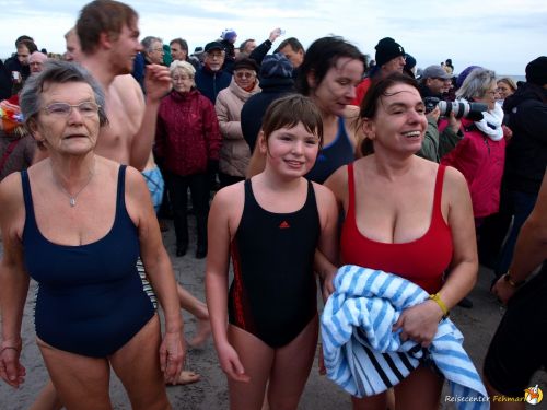 Anbaden am Südstrand Fehmarn 2014