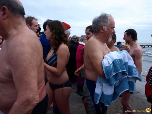Anbaden am Südstrand Fehmarn 2014