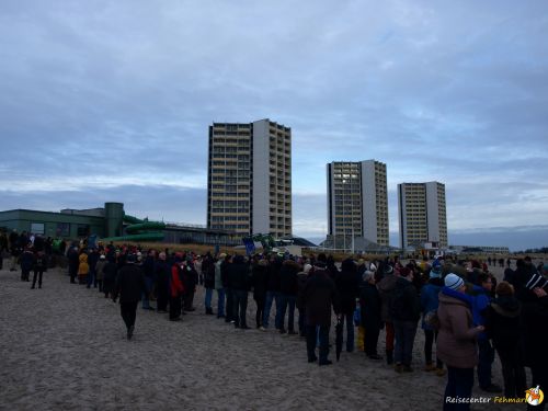 Anbaden am Südstrand Fehmarn 2014