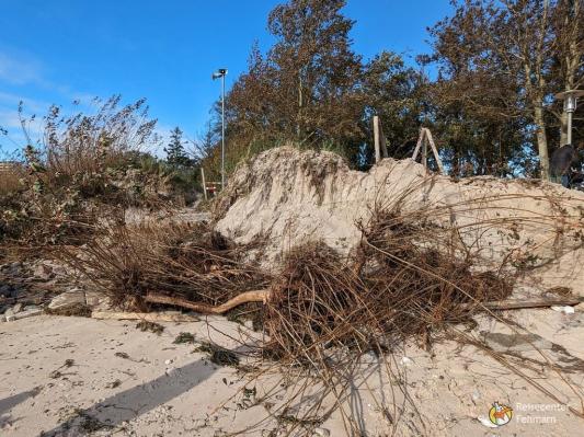 Südstrand nach Sturm 2023