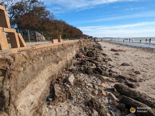 Südstrand nach Sturm 2023