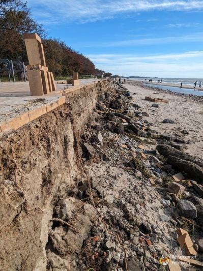 Südstrand nach Sturm 2023