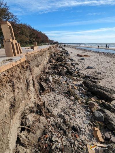 Südstrand nach Sturm 2023