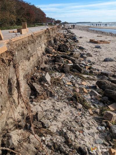 Südstrand nach Sturm 2023