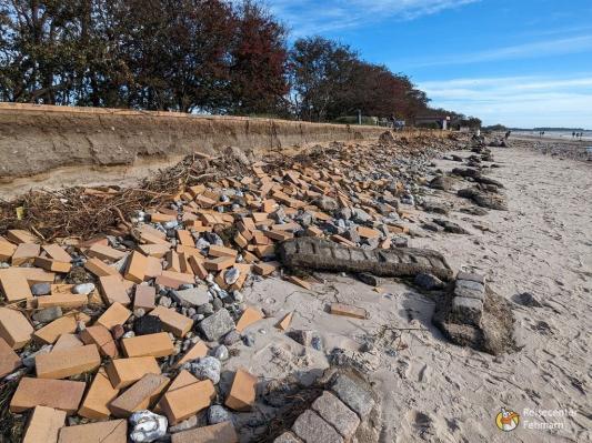 Südstrand nach Sturm 2023