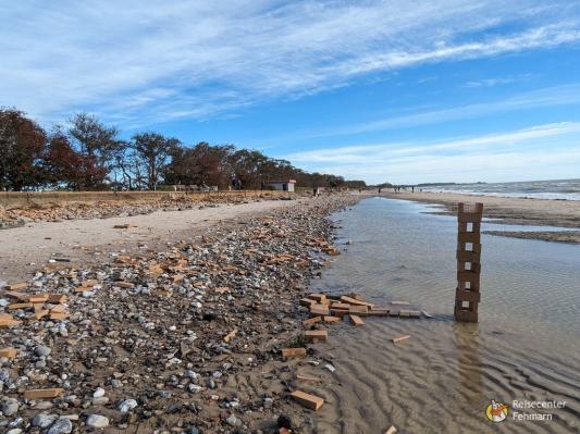 Südstrand nach Sturm 2023