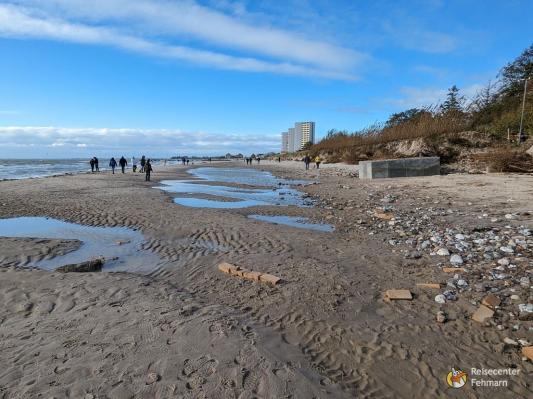 Südstrand nach Sturm 2023