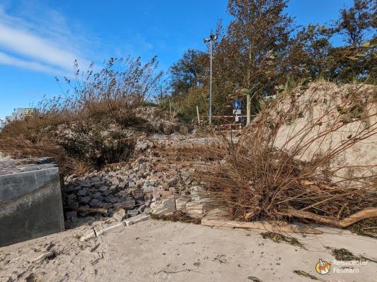 Südstrand nach Sturm 2023
