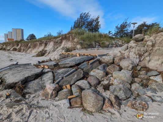 Südstrand nach Sturm 2023
