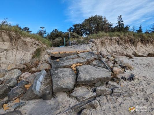 Südstrand nach Sturm 2023