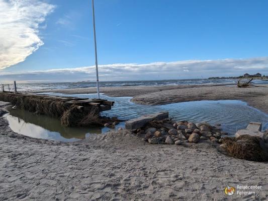 Südstrand nach Sturm 2023