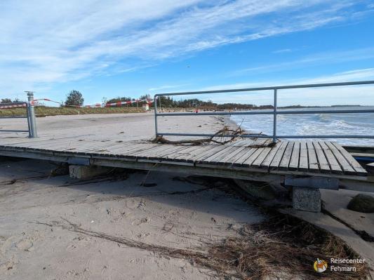 Südstrand nach Sturm 2023